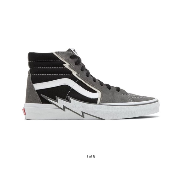 NWT Vans Sk8-Hi 'Bolt - Pewter - Picture 1 of 11